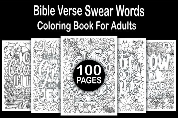 100 Bible Verse Quotes Coloring Books
