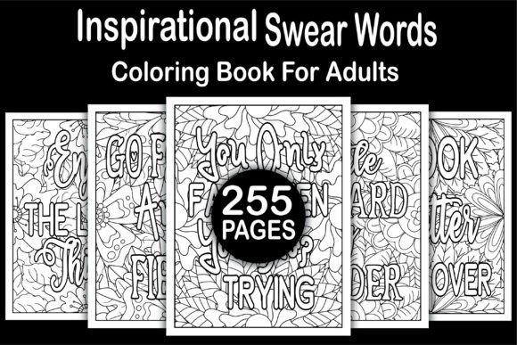 255 Stress Relief Coloring Pages - Adult