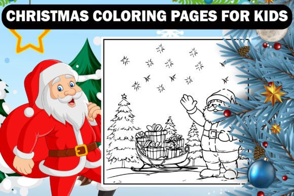 BOLD EASY CHRISTMAS COLORING PAGES VOL-2