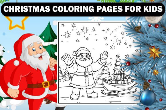 BOLD EASY CHRISTMAS COLORING PAGES VOL-5
