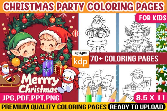 Christmas Party Coloring Pages for Kids: Spark Joy, Creativity, and Holiday Magic