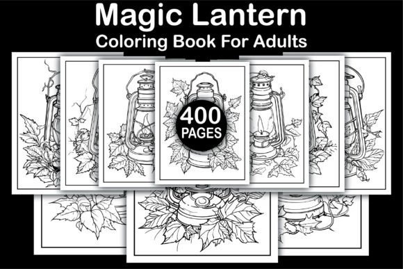 Magic Lantern Coloring Pages for Adults: A Versatile Digital Asset for Creators, Educators, and Entrepreneurs