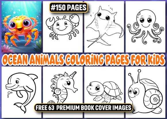 Ocean Animals Coloring Pages for Kids: A Complete Digital Resource for Creators and Educators