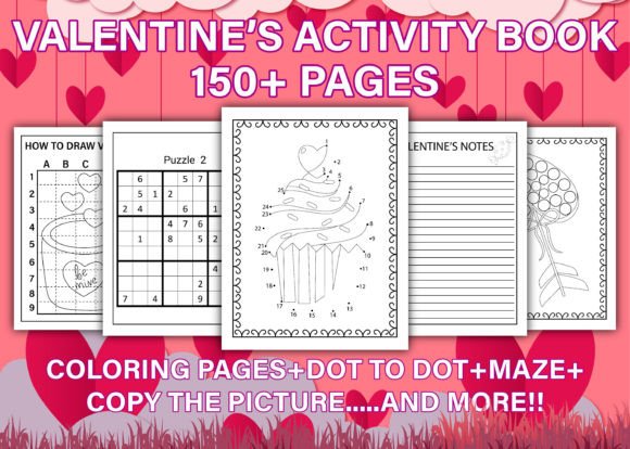 Valentine’s Activity Book for Kids Vol-3