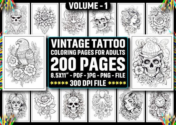 Why 200 Vintage Tattoo Coloring Pages Is Reshaping Creative Entrepreneurship for Print-on-Demand and Beyond